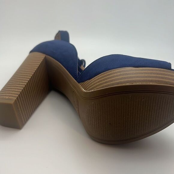 SUN + STONE Reeta Block-Heel Platform Sandals - Picture 9 of 9